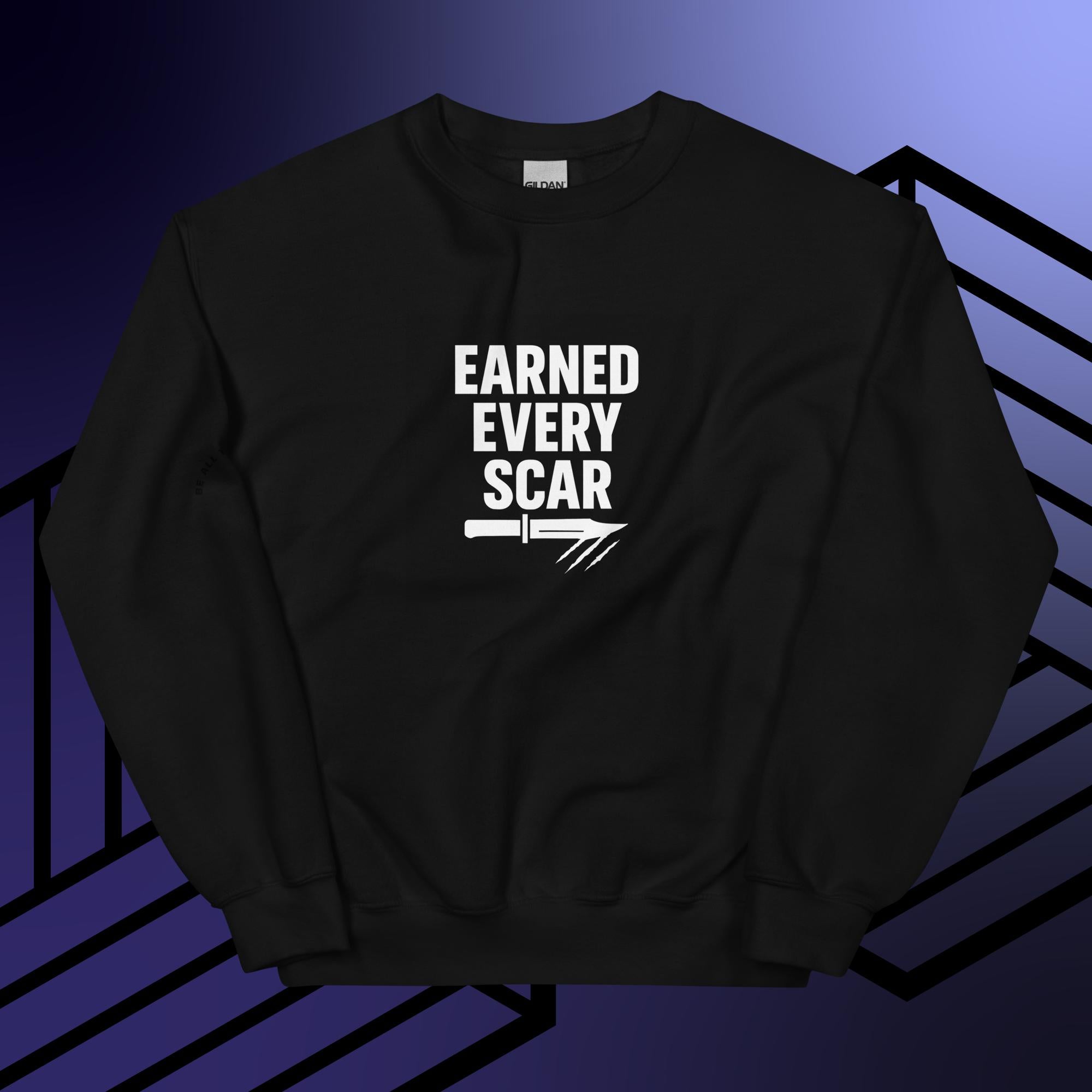Earned Every Scar – Military Motivation Tee